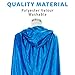 Everfan Royal Blue Hooded Cape for Adults | Cloak with Hood for Halloween, Cosplay, Costume, Dress Up