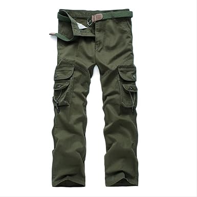 mens lined cargo trousers