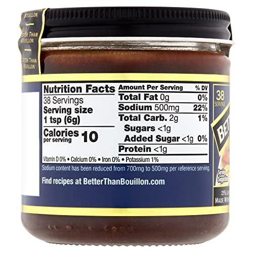 Better Than Bouillon All Natural Reduced Sodium Vegetable Base, Made