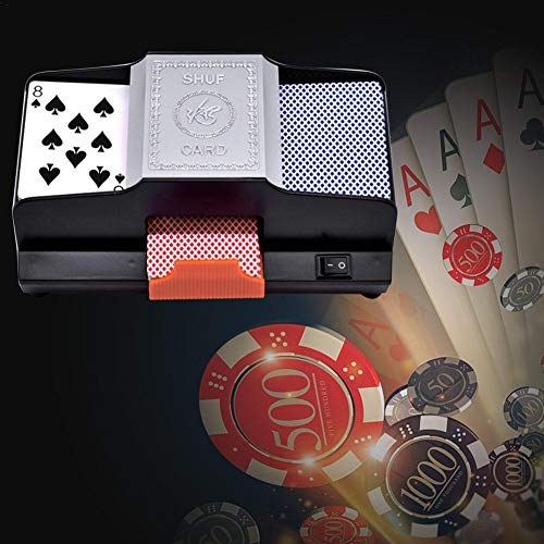 win-full Card Shufflers Battery Operated-Professional Card Shuffler 1-2 Decks High Speed Automatic Plastic Shuffling Machine Playing -Card Games Shuffler