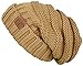 Funky Junque Oversized Slouchy Beanie - Camel