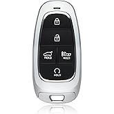 Keylessbest Replacement for 2021 2022 Hyundai Santa Fe Smart Key Fob Remote Control TQ8-FOB-4F27 5 Buttons 434MHz