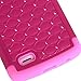 LG G3 Case, LG G3 Bling Case - Style4U LG G3 Studded Rhinestone Crystal Bling Hybrid Armor Case Cover for LG G3 with 1 HD Screen Protector and 1 Stylus [Hot Pink / Hot Pink]