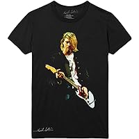 NIRVANA ギターデザイン Tシャツ M Tシャツ NIRVANA ギター ホワイト : Hot Heart Rock - 通販