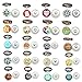 Souarts Pack of 10pcs Mixed Random 5.5mm Snap Button Jewelry Charms Without Bracelet