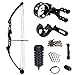 iGlow 55 lb Black Archery Hunting Compound Bow with Premium Kit 175 150 80 50 40 lbs Crossbow
