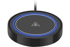 Dimux Coffee Mug Warmer, Electric Beverage Warmers for Office Home Desk Use, Smart Cup Warmer Thermostat Coaster for Hot Coffee Tea Espresso Milk Candle Wax with Gravity Switch Auto On/Off 135F