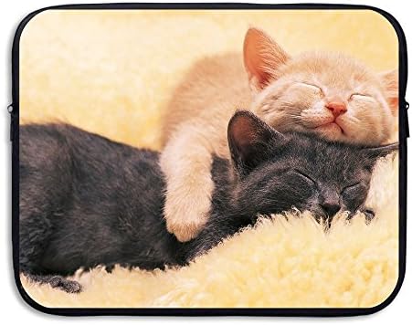 Business Briefcase Sleeve Cute Cats Funny Pattern Laptop Sleeve Case Cover Handbag For 13 Inch Macbook Pro/Macbook Air/Asus/Dell/Lenovo/Hp/Samsung/Sony/Women &amp; Men