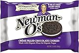 Newman's Own Newman-O's, Crème Filled Wheat-Free, Dairy-Free Chocolate Cookies, 13-Ounce Packages (Pack of 6)