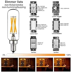 LiteHistory Dimmable t6 led Bulb 40W Candelabra led
