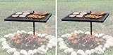 Texsport Heavy Duty Barbecue Swivel Grill for Outdoor BBQ Over Open Fire