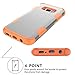 Galaxy S8 Case, KAMII 3in1 [Shockproof] Drop-Protection Hard PC Soft Silicone Combo Hybrid Impact Defender Heavy Duty Full-Body Protective Case Cover for Galaxy S8 5.8