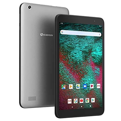 HAOQIN H8 Android Tablet 8 Inch 2GB RAM – Android 9.0 Quad Core Processor 16GB Storage Tablet PC with WiFi Bluetooth Dual Camera Google Certified (Grey)