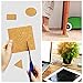 Hangnuo 100 Pack Self-Adhesive Cork Squares for Tile Coasters, 4 X 4 Inches Cork Backing Sheets Mini Tiles Board for DIY Crafts