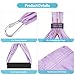 Gonex Aerial Yoga Swing Set, Yoga Hammock Trapeze Sling Kit with Instruction Antigravity Ceiling Hanging Yoga Swing, Purple