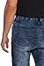 Victorious Mens Drop Crotch Jogger Denim Pants JG803 - Dark Indigo - 3X-Large