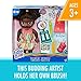 Baby Alive Finger Paint Baby: Black Hair Doll, Drinks & Wets, Doll Accessories Includes Art Supplies, Bottle and Diaper, Great Doll for 3-Year-Old Girls & Boys and Up