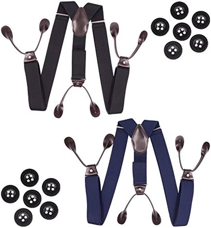 Suspenders for Men Adjustable Elastic Tuxedo Suspenders Mens Fashion Pants Braces