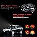 Kawell LED Wiring Harness Include Switch Kit Support 300W LED Light Bar Wiring Harness and On Off Waterproof Switch 1 Lead 9 Feet