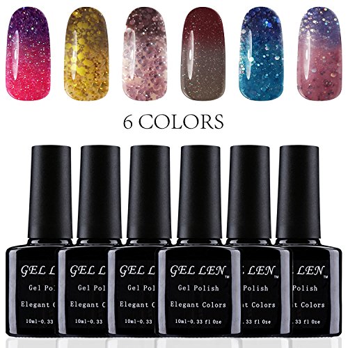 Gellen soak off uv/led gel nail polish - temperature co…
