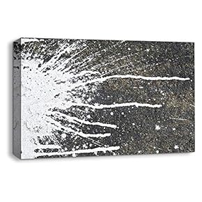 Canvas Wall Art Rustic Ink Pictures Home Wall Decorations for Bedroom Living Room Paintings Canvas Prints Framed - 12x18 inches