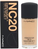 MAC Studio Fix Fluid SPF 15 Foundation NC20 30ml - Pack of 30 view 7