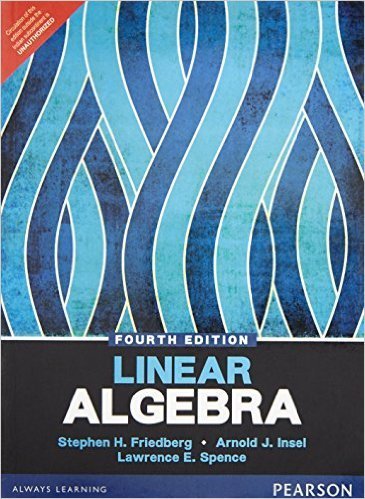 Linear Algebra B008YE7KZM Book Cover