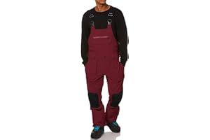Newffr Men’s Snow Bib Water-Resistant Insulated Waterproof Snow Pants Ski Snowboard Overalls