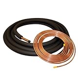 3/8x3/4x50' Insulated Copper Lineset Air Conditioner or Heat Pump