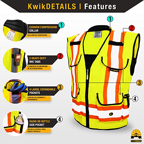 KwikSafety (Charlotte, NC) GODFATHER Safety Vest [CUSHIONED COLLAR
