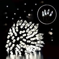 Fiee 72FT 150LED Green Wire Christmas String Lights,4.5V 8Modes Safety Fairy LED Decorations Lights Mini Christmas with Memory Plug in for Outdoor Wall Decorative Garden Home Party Indoor(Cool White)