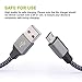 Micro USB Cable, 3Pack 10Feet Braided High Speed USB 2.0 A Male to Micro B Charging Cord Universal for Android Smartphones, Tablets, MP3 and More (Black)