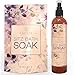 Natural Sitz Bath Soak For Postpartum Care, Hemorrhoid Relief; Soothing, Organic Herbal Epsom Salt Reduces Discomfort in Perineum; After Birth Essentials; Large 32oz by Onesta Company