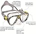 Cressi Adult Patented Inclined Inverted Teardrops Lens Mask for Scuba, Snorkeling, Freediving | Big Eyes Evolution: made in Italy
