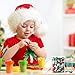 Blulu 1000 Pieces Christmas Plastic Pony Beads Assorted Opaque Pony Christmas Round Beads with Storage Box for Home Decor Craft, 3 Colors