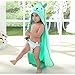 Baby Hooded Toddler Towel with Bear Ear- Soft and Thick 100% Cotton Bath Set for Kids Girls Boys Infant and Toddler, Good Choice (Green)