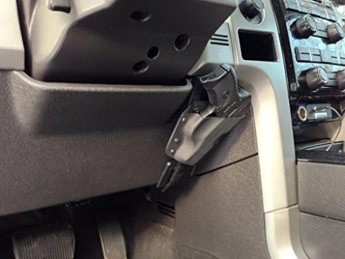 Gold Star: Under The Steering Column Holster- Black- Rt. Handed- Custom Fit S&W Shield