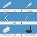 Tirrito Rechargeable Warm 6 LED Book Light, Easy Clip on Reading Lights for Reading in Bed. 3 Brightness Eye-Care, 2.1 oz Lightweight, Up to 60 Hours Reading. Perfect for Bookworms & Kids