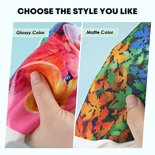 HTVRONT Clear HTV Vinyl for Sublimation 12" X 8FT Matte Sublimation