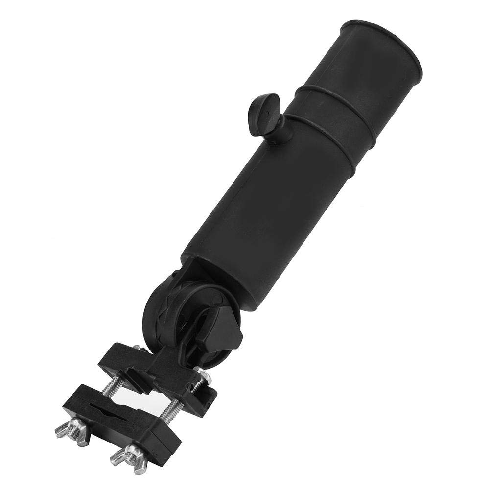 Alomejor Umbrella Holder Black Cart Umbrella Holder Attachment for Cart Handles Trolley