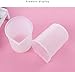 Fineder 6pcs Silicone Measuring Cups for Resin 100ml, DIY Glue Tools Cup Making Handmade Craft Nonstick Silicone Mixing Cups