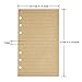 WILLBOND Refill Lined Paper Inserts 320 Pages for 6-Holes A6 Refillable Journals Notebooks Diaries, 80 Sheets (160 Pages)/ Pack, 2 Pack