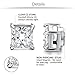 Jstyle 3 Pairs Stainless Steel Mens Womens Magnetic Stud Earrings Non-piercing CZ 5-8mm