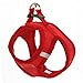 Voyager Step-In Plush Dog Harness – Soft Plush, Step In Vest Harness for Small and Medium Dogs by Best Pet Supplies - Harness (Red Corduroy), L (Chest: 18 - 20.5