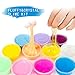 NEICY Slime Kit Slime Supplies, Fluffy Slime Crystal Slime, DIY Slime Making Kit for Girls Boys Kids, Includes Fluffy Clear Crystal Slime, Foam Beads, Egg Slime, Glitters, Cute Relief Toy