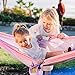Wise Owl Outfitters Kids Hammock - Small Camping Hammock, Kids Camping Gear w/Tree Straps and Carabiners for Indoor/Outdoor Use, Kid Size Lavender & Pink
