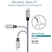 TAKAGI Phone Charger 3PACK 6Feet Extra Long Nylon Braided USB Charging Cable High Speed Connector Data Sync Transfer Cord Compatible with Phone XS MAX/XR/XS/X/8/7/Plus/6S/6/SE/5S/5C