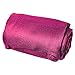 Cloudz Cozy Compact Airplane Travel Blanket for Your Flight, Car, Camping, Home or Comforting Warmth Anywhere! - Fuchsia