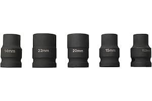 Shkalacar Brake Caliper Socket Set Compatible with VW Porsche, Brake Caliper Socket Set 5PCS Brake Pad Screw Replacement