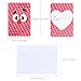 Unomor Valentine Card Pack Including 28 Valentines Day Cards,28 Funny Mustaches and 28 Envelopes